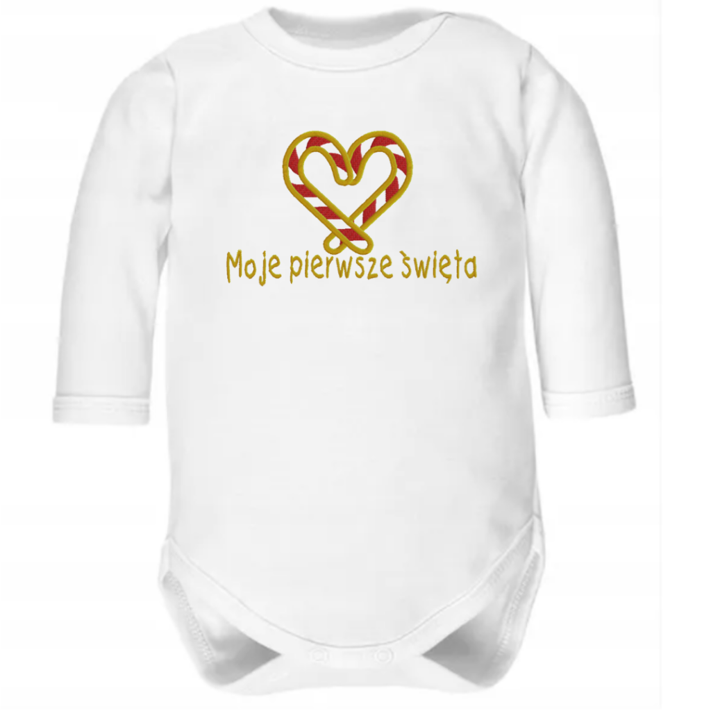 świąteczne body niemowlęce
