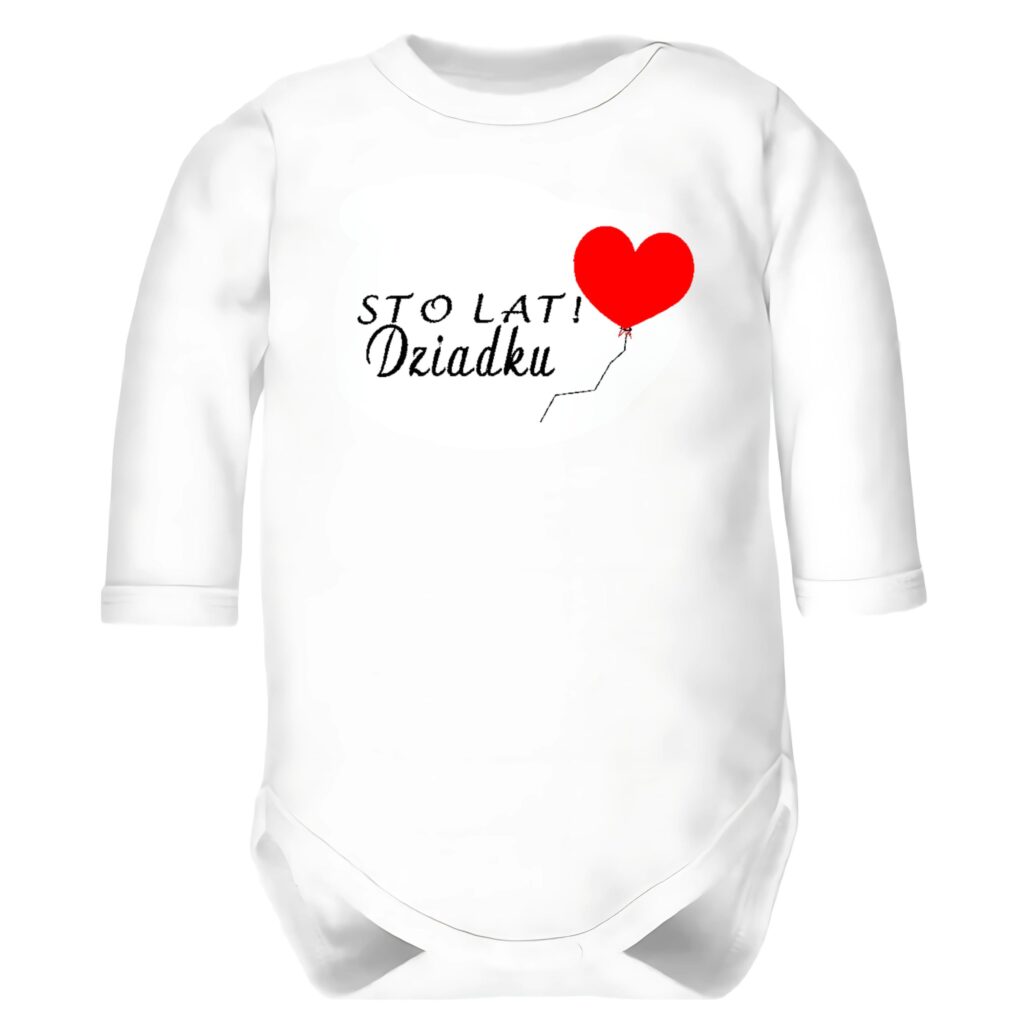 body niemowlęce na dzień babci i dziadka