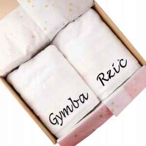 śmieszny zestaw ręczników