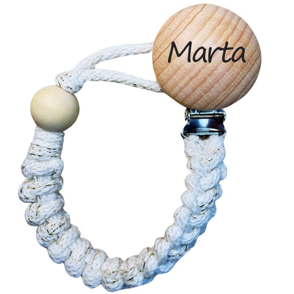 zawieszka do smoczka z imieniem