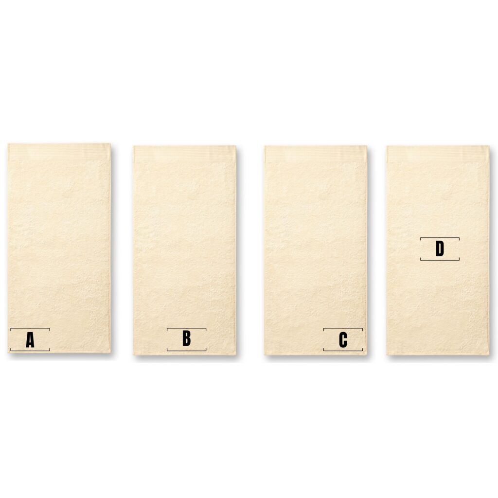 ręcznik z haftem logo