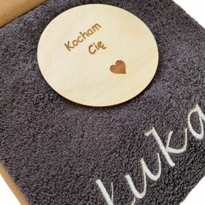 ręcznik z haftem z personalizacją