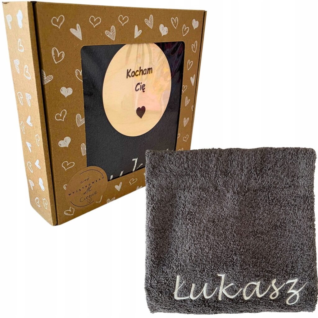 ręcznik z haftem z personalizacją