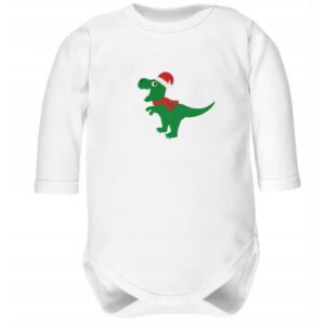 body niemowlęce z dinozaurem