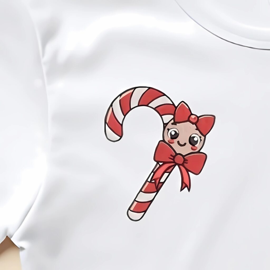 świąteczna koszulka z haftem