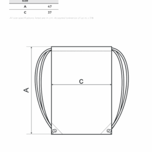 Plecak workoplecak z imieniem haftem logo tabela rozmiarów