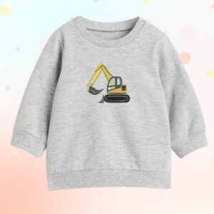 bluza dziecięca z koparką