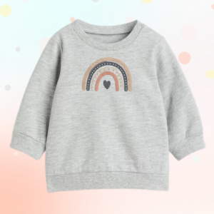 bluza dla dziewczynki z tęczą