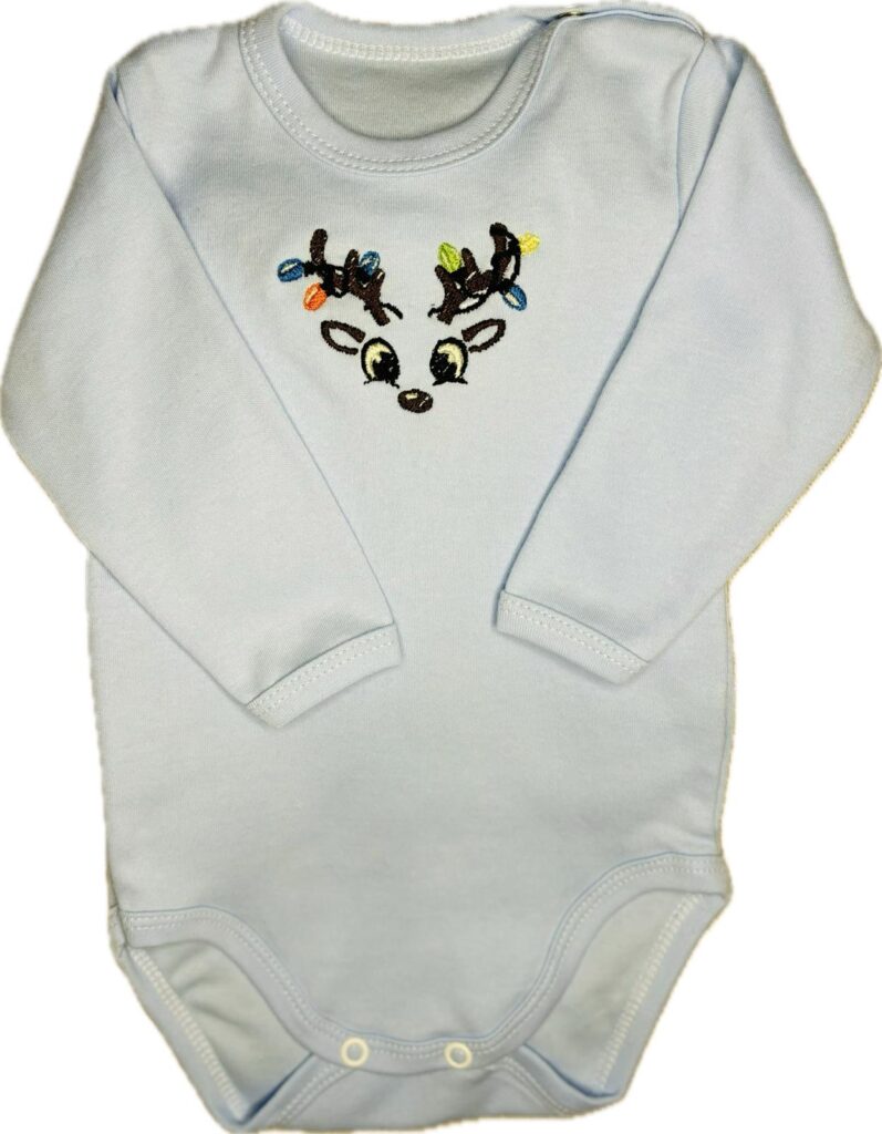 body świąteczne niebieskie