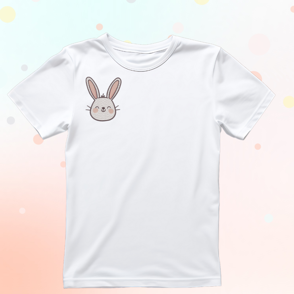 koszulka dla dziewczynki z króliczkiem