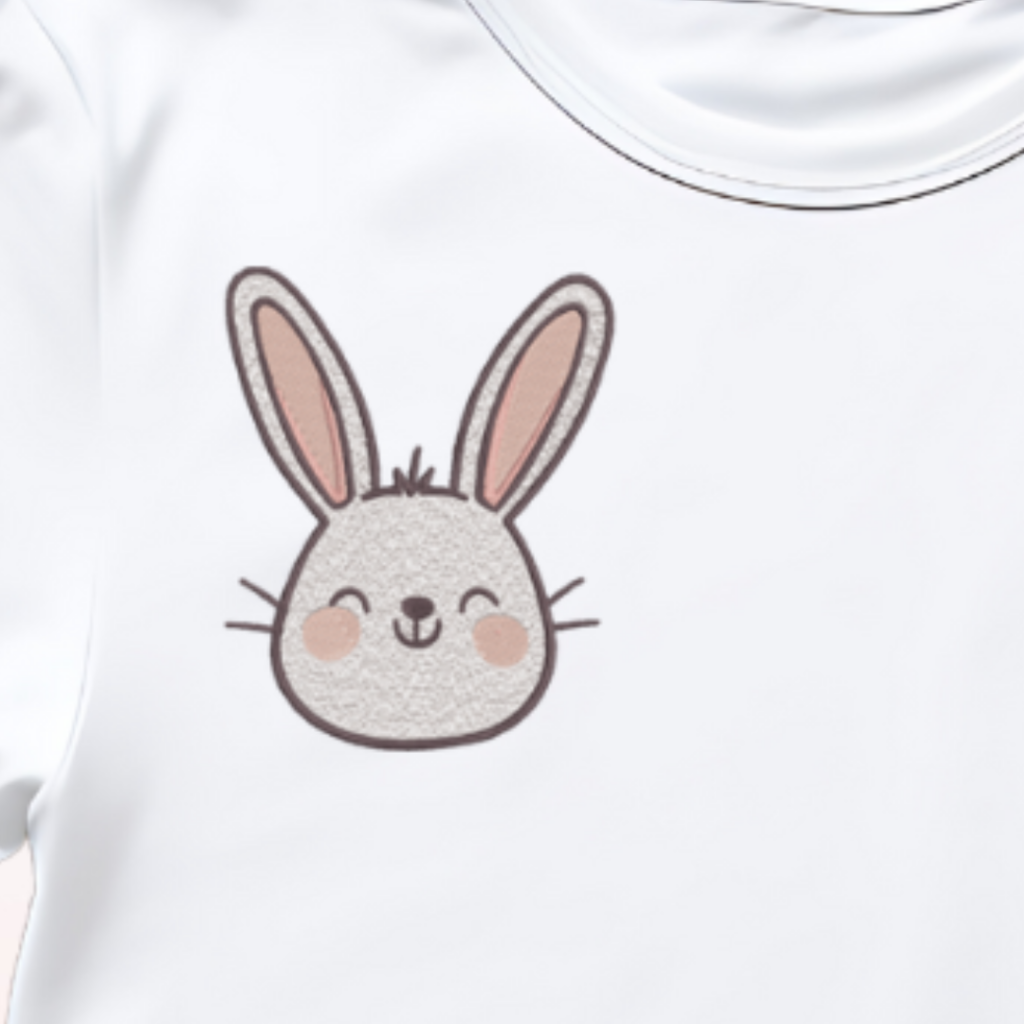 koszulka dziewczęca z króliczkiem