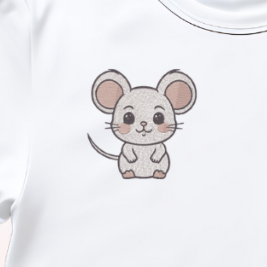 koszulka dziewczęca z myszką