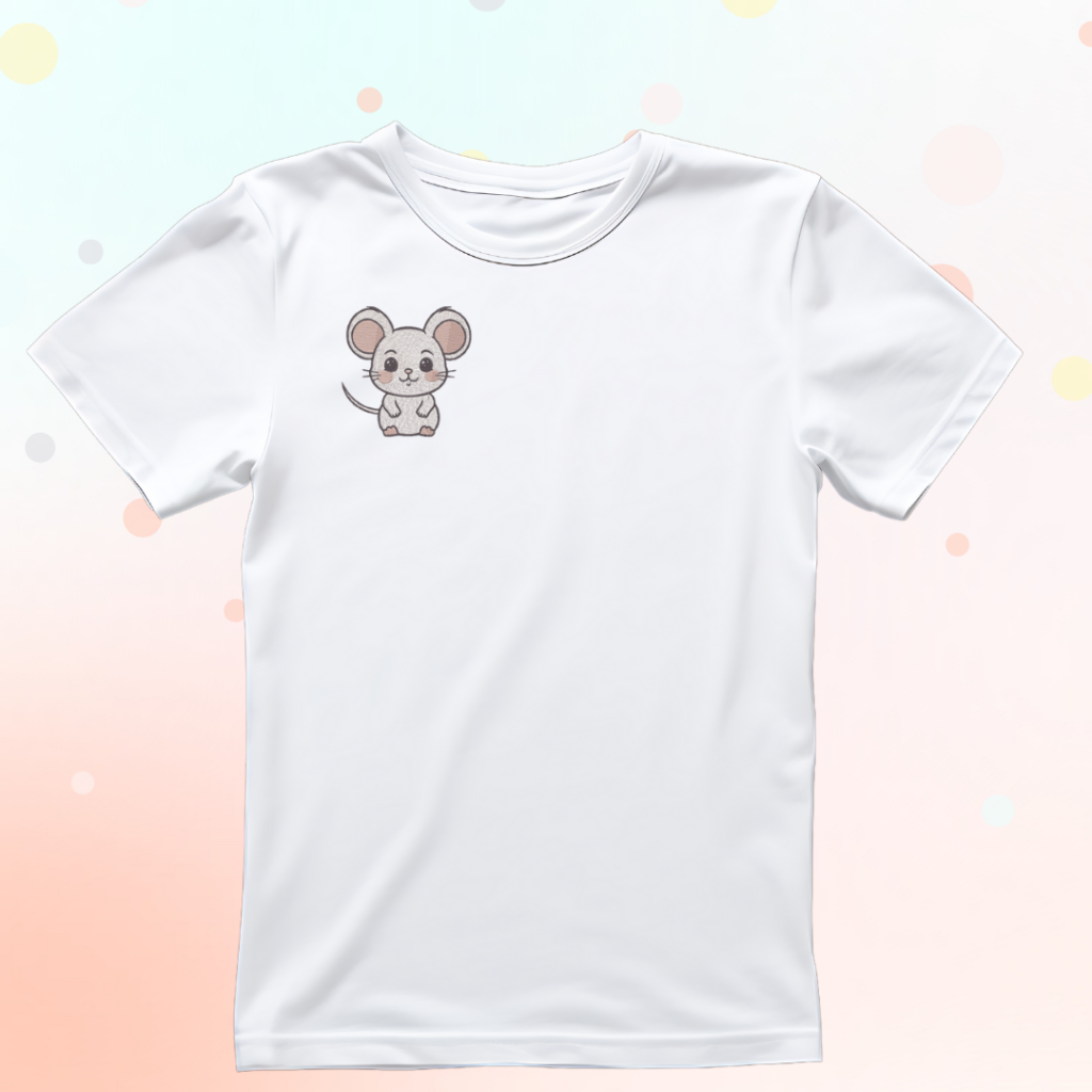 koszulka dla dziewczynki z myszką