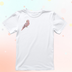 koszulka dla dziewczynki z ptaszkiem