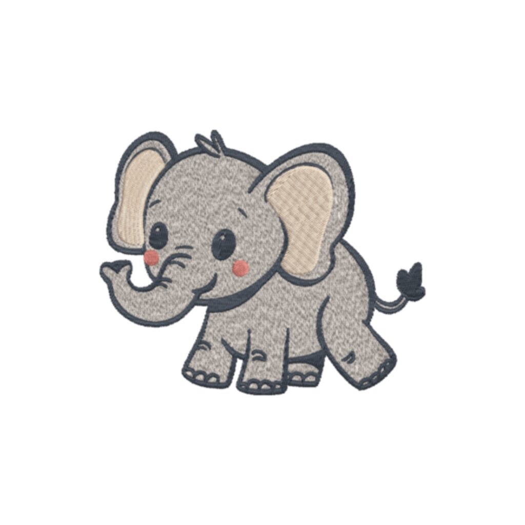 słoń haft