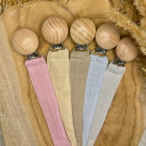 muślinowe zawieszki do smoczka