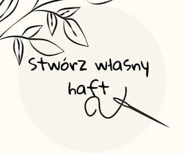 grafika przedstawiająca możliwość wykonania własnego haftu na odzieży