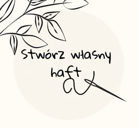 grafika przedstawiająca możliwość wykonania własnego haftu na odzieży