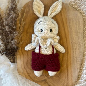 króliczek na prezent z okazji narodzin