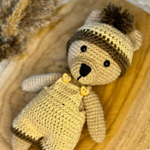 miś Handmade w ubranku