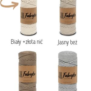 Kolory sznurków bawełnianych na zawieszki do Smoczka