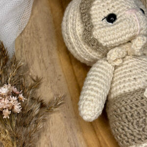 Przytulanka, miś na szydełku