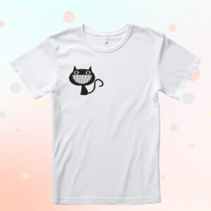 Koszulka dziecięca T-shirt z motywem kota HAFT