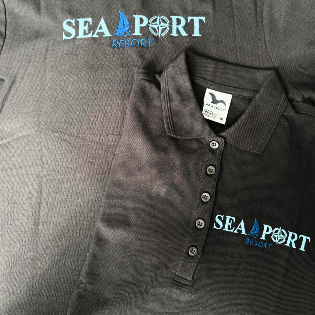 odzież robocza - koszulki polo z haftem logo