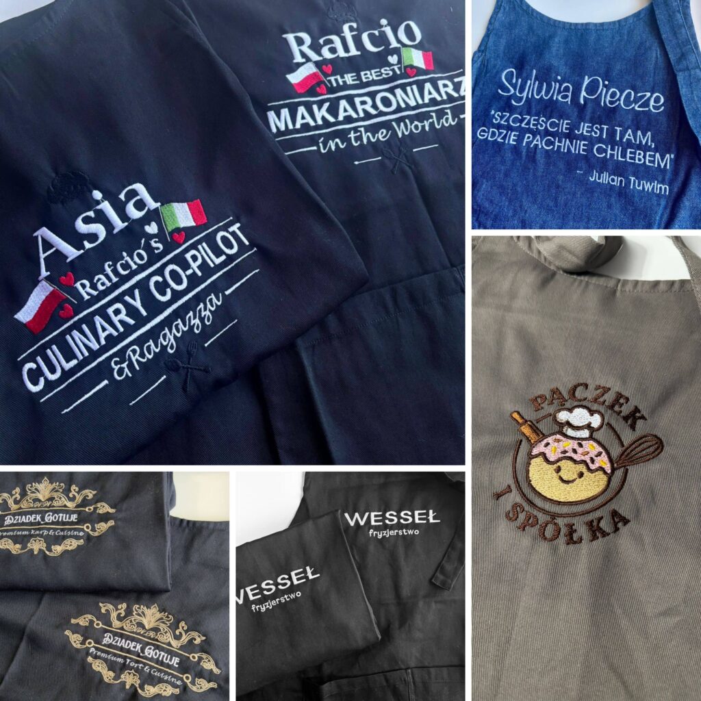 fartuch gastronomiczny z logo firmy