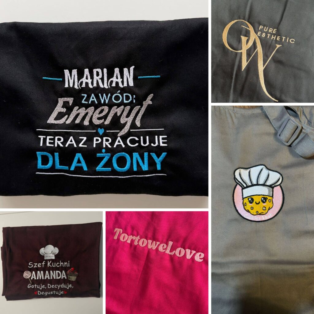 fartuch gastronomiczny z logo firmy
