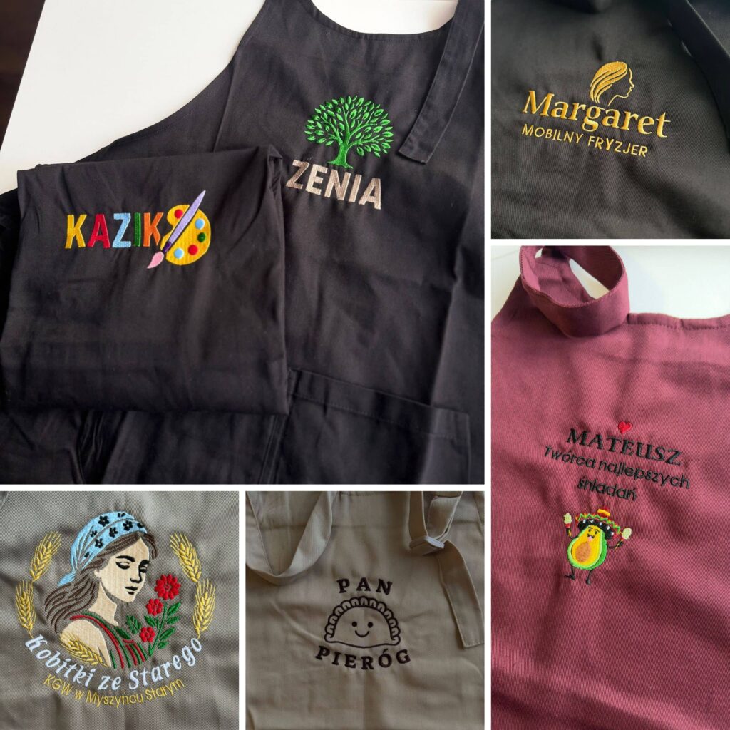 fartuch gastronomiczny z logo firmy