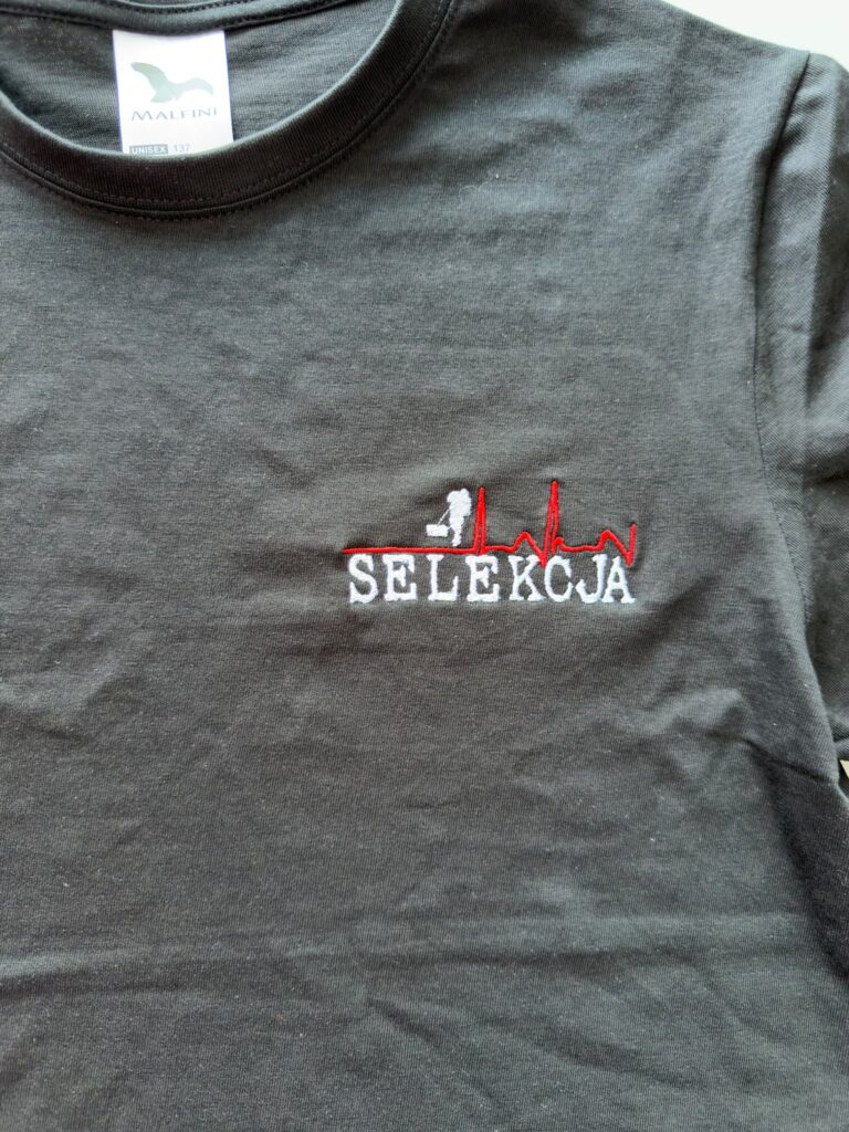 T-shirty z haftem logo