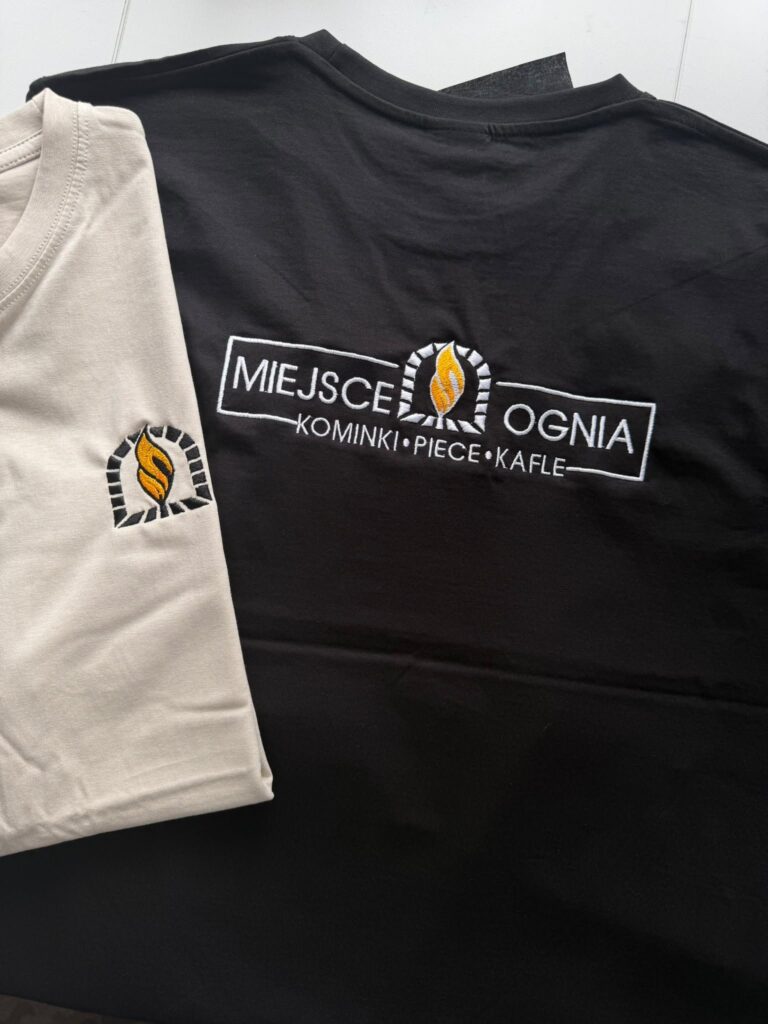T-shirty z haftem logo